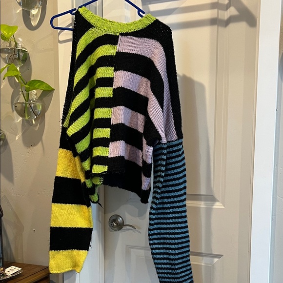 over kleshas Sweaters - Striped Multicolor Sweater